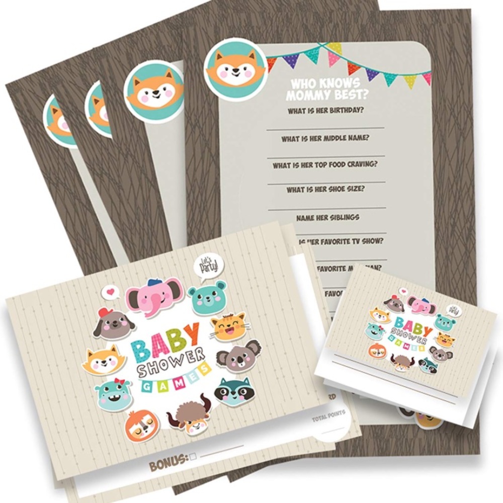 Baby shower game kit brand new